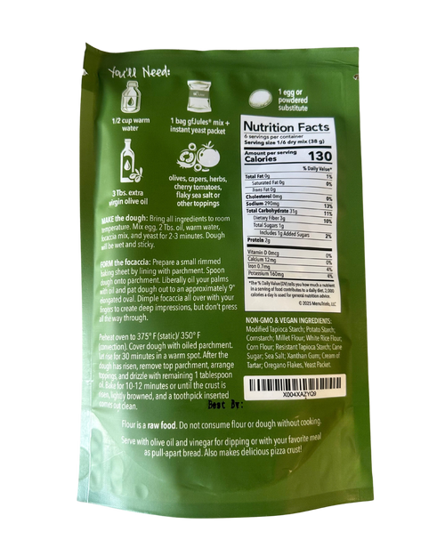 10-Minute Gluten Free Focaccia Mix